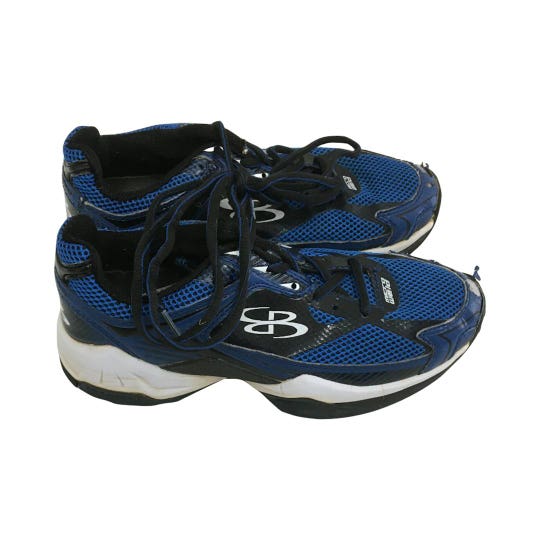 Used Boombah Blue Turf Shoes Junior 5.5 Baseball And Softball Cleats