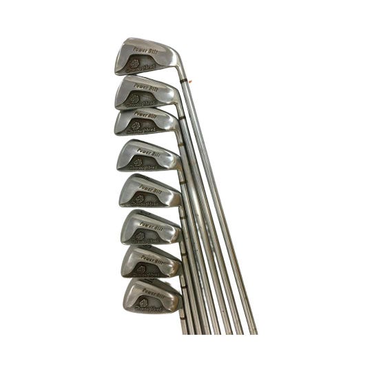 Used Powerbilt Thoroughbred 3i-pw Stiff Flex Steel Shaft Iron Sets