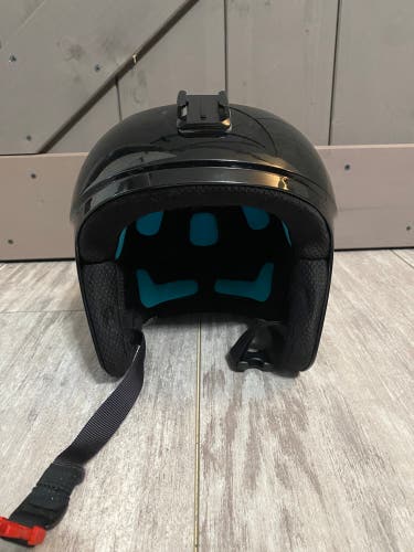 Men's Large POC Skull Orbic X Spin Helmet FIS Legal WITH CHINBAR