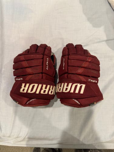 Used Warrior 14" Alpha Pro Gloves