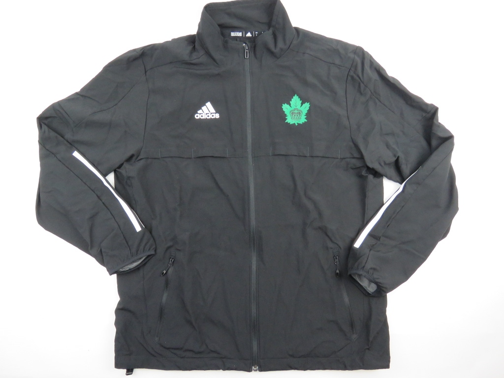 Adidas Toronto Marlies St. Pats AHL Pro Stock Team Issued Windbreaker Jacket L