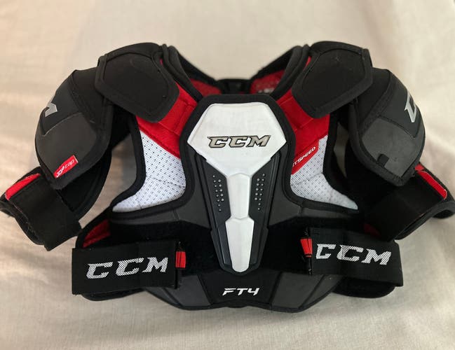 CCM JetSpeed FT4 Hockey Shoulder Pads - Junior Large