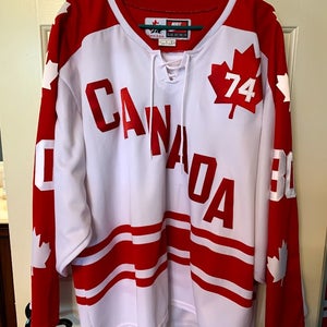 Team Canada #30 Gerry Cheevers 1974 Vintage jersey