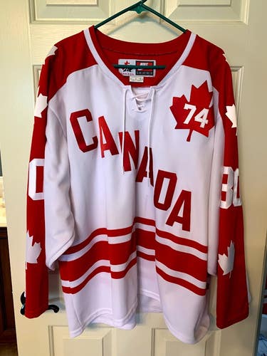 Team Canada #30 Gerry Cheevers 1974 Vintage jersey