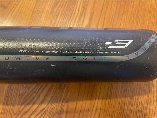 Used BBCOR Certified 2021 Rawlings Alloy 5150 Alloy Bat (-3) 28 oz 31"
