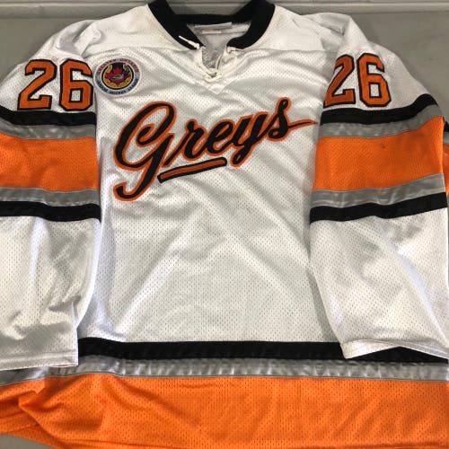 GOJHL Owen Sound Greys game jersey