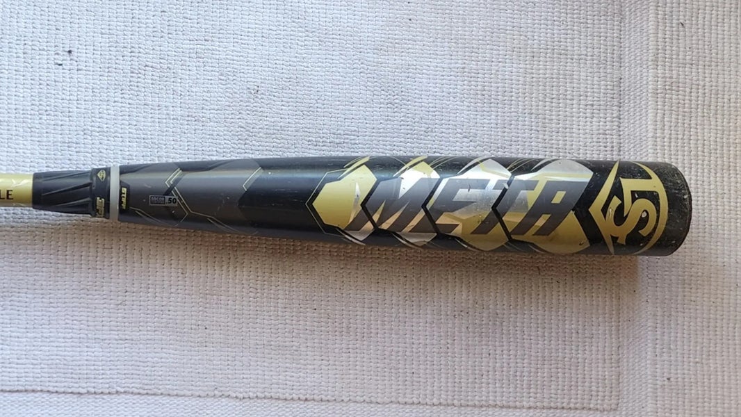 Used BBCOR Certified 2021 Louisville Slugger Composite Meta Bat (-3) 28 oz 31"