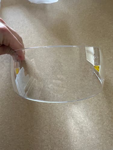 Used Bauer Pro Straight Visor Clear