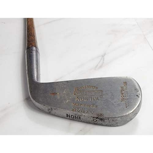 Vintage Wilson Walker Cup Selected Hickory Shaft 2 Iron