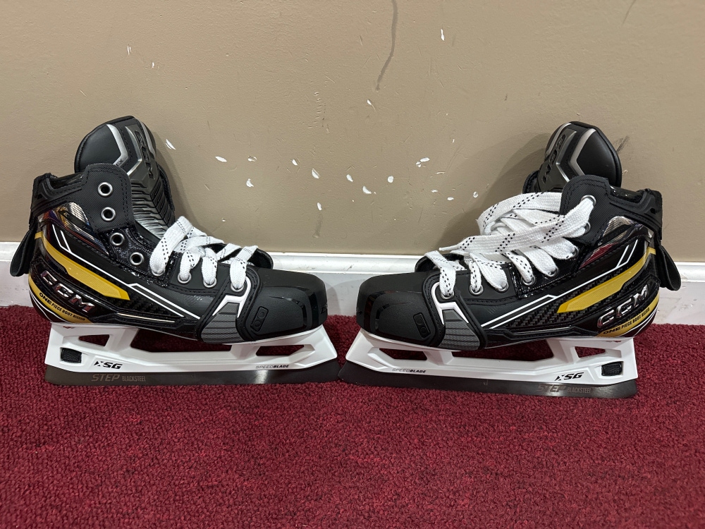 New CCM Pro Stock Size 5 EFlex 6 Hockey Goalie Skates Item#MINN65