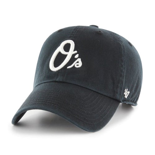 Baltimore Orioles '47 Brand MLB Clean Up Adjustable Strapback Hat Dad Cap