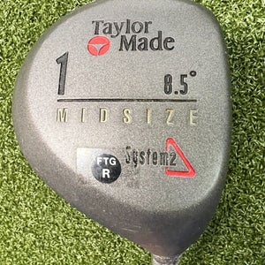 NEW TaylorMade System2 Midsize 8.5 Driver / Flex Twist Regular Graphite /sa8505