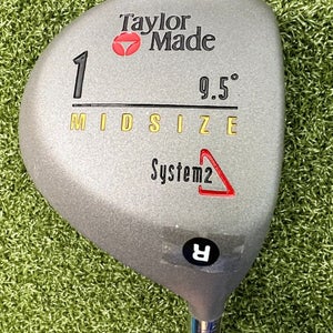 NEW TaylorMade System2 Midsize 9.5 Driver / Dynalite Regular Steel / 44" /sa8506