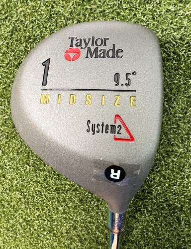 NEW TaylorMade System2 Midsize 9.5 Driver / Dynalite Regular Steel / 44" /sa8506
