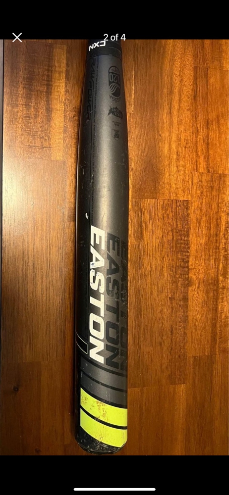 Used Easton (-7) 27 oz 34" L1.0 Brett Helmer Bat
