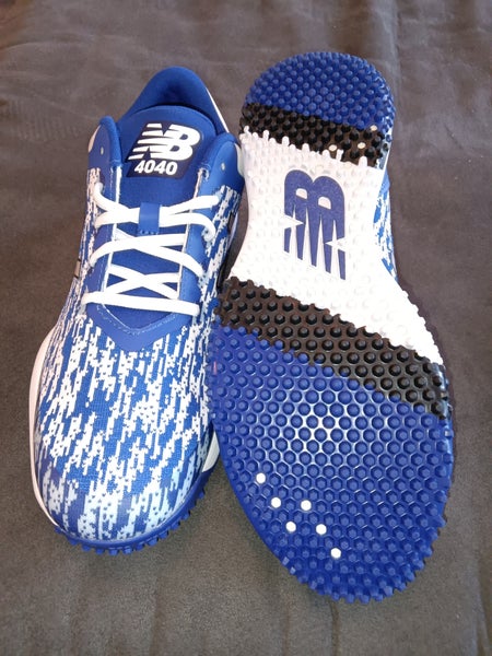 Blue Men's New Size 9.5 (Women's 10.5) Turf Cleats New Balance Low Top