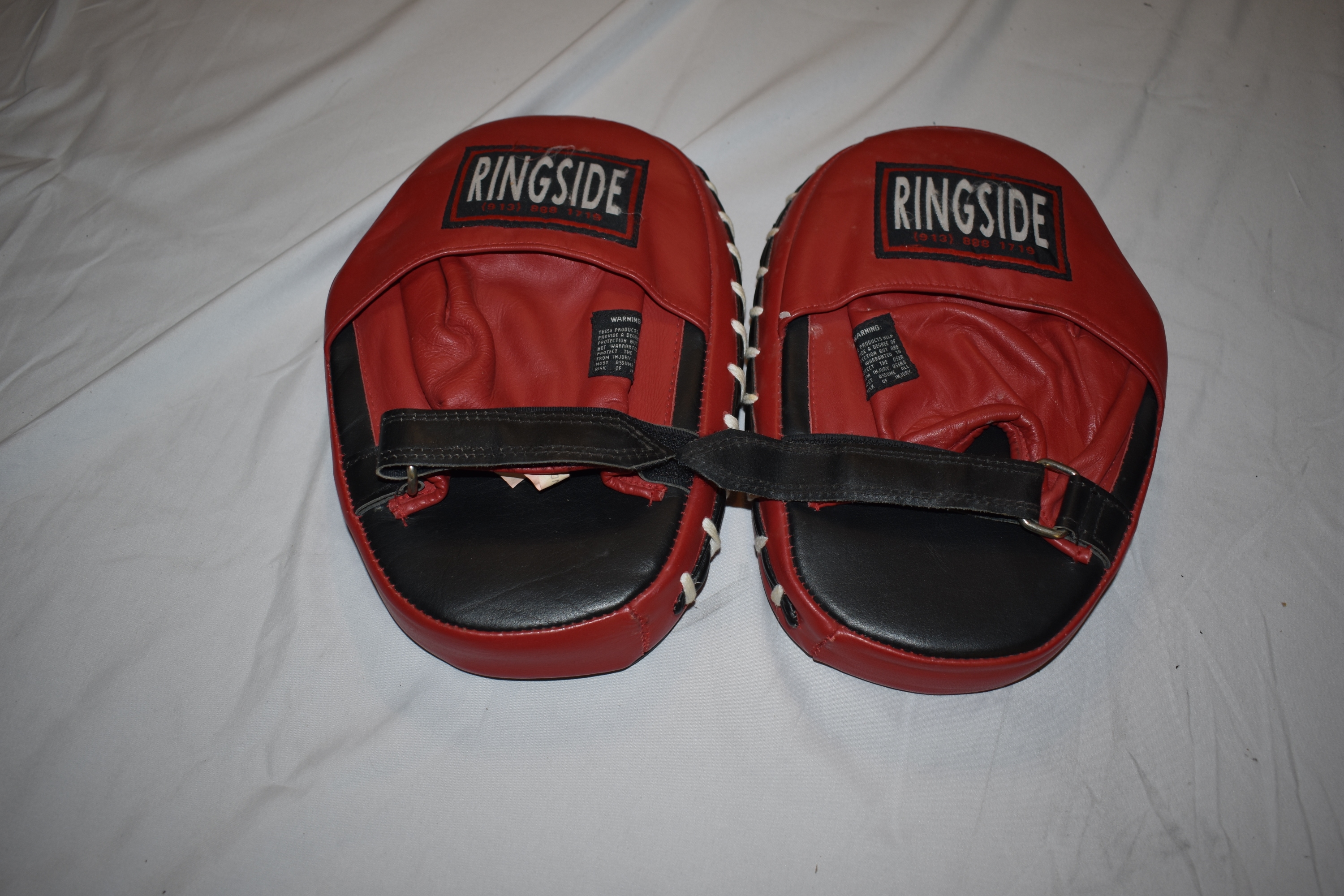 Ringside Boxing/MMA/Training Hand Targets / Strike Pads, Black/Red