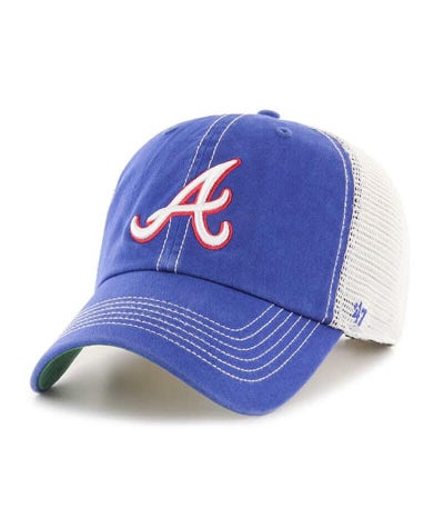 Atlanta Braves MLB Clean Up Strapback Baseball Cap Dad Hat