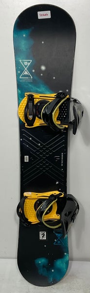 Used Burton LTR 150cm Snowboard With Large Burton Bindings SY1666