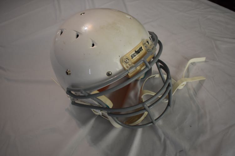 Schutt Youth Recruit Hybrid DNA ROPO Football Helmet w/D30, White, Youth Medium
