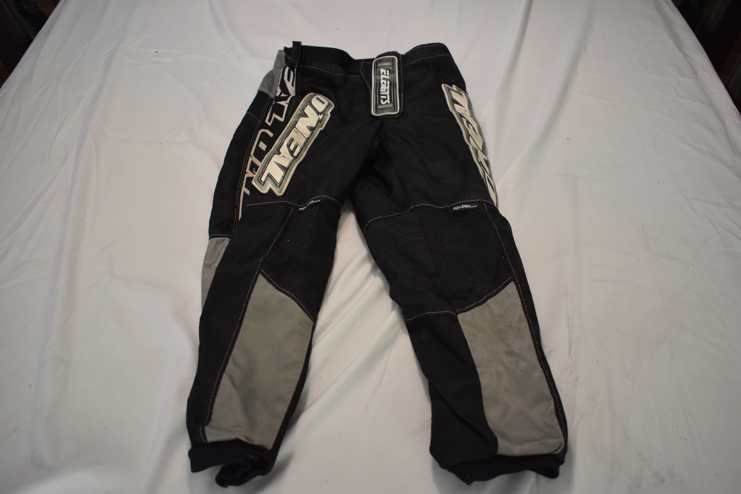 ONeal Motocross Element Series Motocross Pants, Black/Gray, Size 22