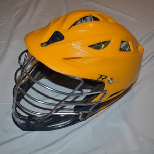 Cascade R Lacrosse Players Helmet w/SPR Fit, Yellow - Great Condition!