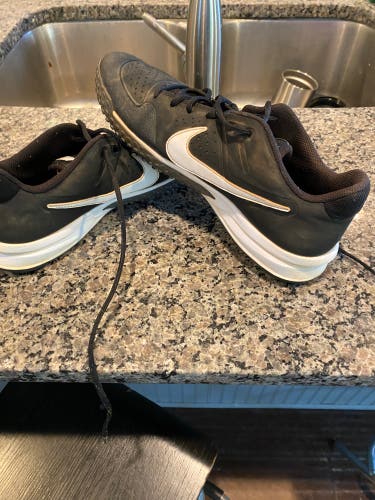 Black Men's Turf Cleats Low Top Lunarlon