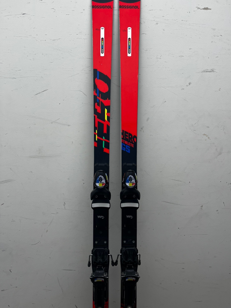 2021/22 Rossignol Hero Athlete R22 GS Race Skis 170 With Binding 