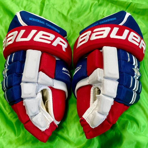 Bauer 14" Pro Stock BHPRO Gloves Montreal Canadiens