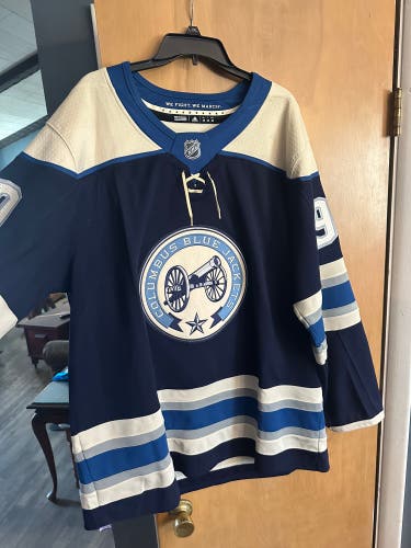 Authentic adidas Elvis Merzlikins Jersey