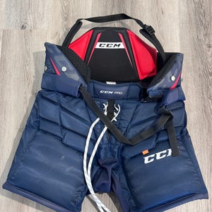 Used Small CCM CCM Pro Hockey Goalie Pants