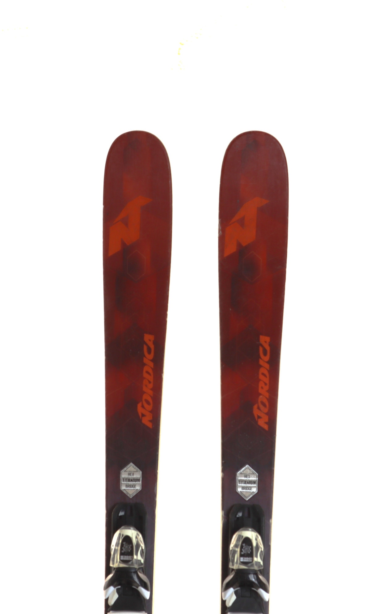 Used 2018 Nordica Navigator 80 Demo Ski with Bindings Size 158 (Option 211760)