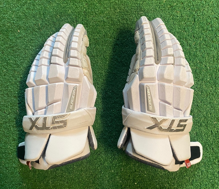 Used STX 13" Surgeon RZR Lacrosse Gloves