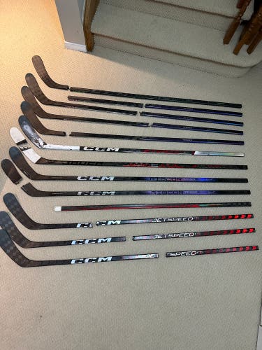 Top Of Line Broken Hockey Sticks