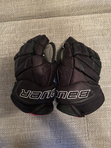 Bauer 12"  Vapor 1X Lite Gloves BLACKOUT