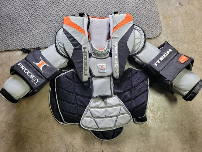 Used Large Itech Prodigy Goalie Chest Protector Pro Stock