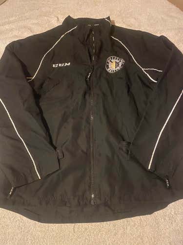 CCM Hockey Wheeling Nailers ECHL Full Zip Track Jacket, Size Adult Large