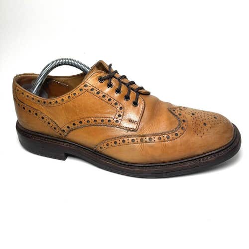 Loake 1880 Chester Victory Derby Brogues Wingtips Brown Leather Men's 9.5 UK 8.5