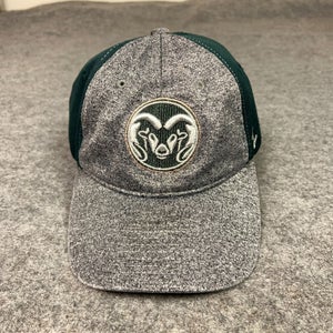 Colorado State Rams Mens Hat Cap Adjustable Gray Green Logo NCAA Dad Logo Top
