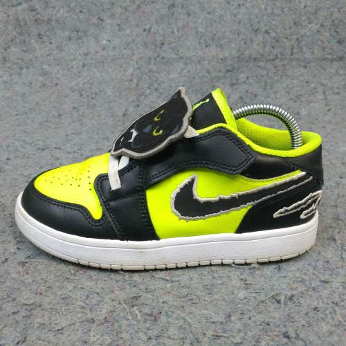 Nike Air Jordan 1 Low Alt SE Boys Size 2Y Shoes Black Cat Energy DX6667-701