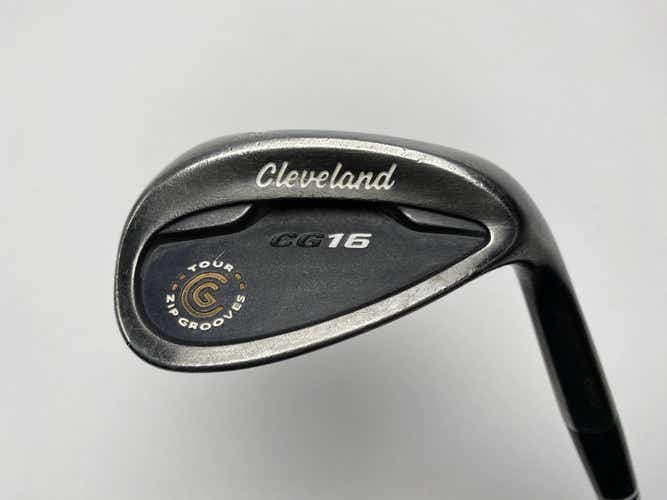 Cleveland CG16 Black Pearl 56* 10 Bounce Traction Wedge Steel Mens RH