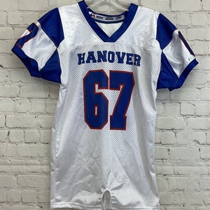 Universal Athletics Youth Hanover #67 Size L White Blue Red Football Jersey New