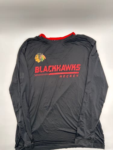 Player Issued Chicago Blackhawks Black Used Men's  Shirt