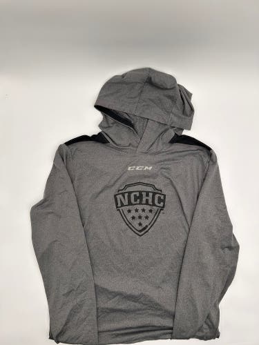New “NCHC” College Hockey Gray Medium CCM Sweatshirt
