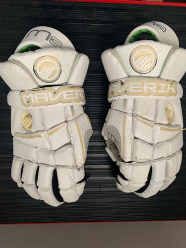 Used Maverik M3 Lacrosse Gloves 13"