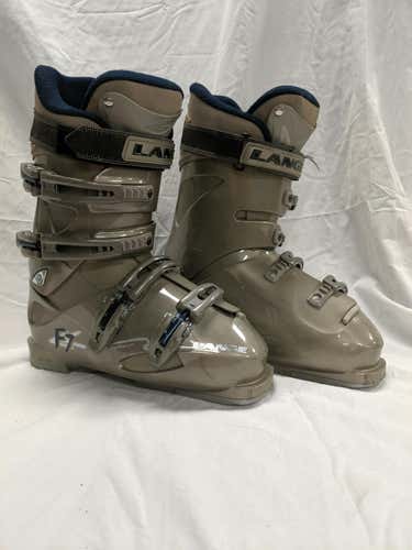Used Lange F7 255 Mp - M07.5 - W08.5 Downhill Ski Womens Boots