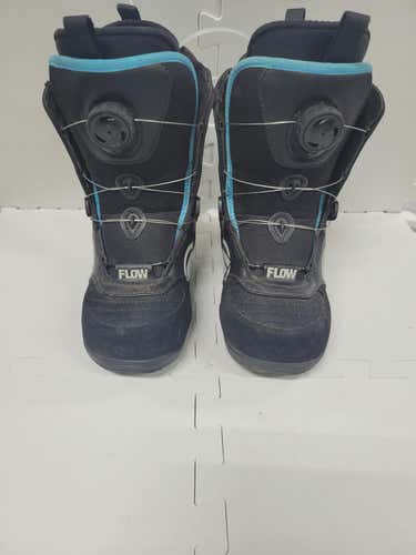 Used Flow Boa Boots Youth 12.0 Boys' Snowboard Boots