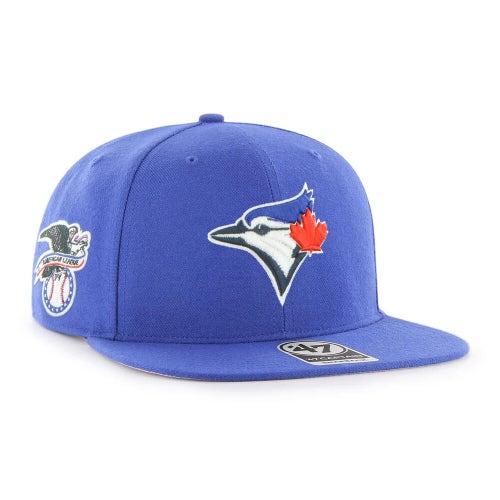 Toronto Blue Jays '47 Brand Captain Sure Shot MLB Adjustable Snapback Hat