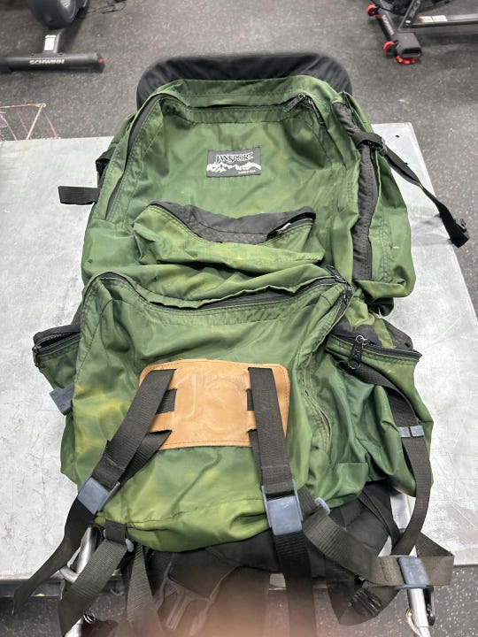 Used Jansport Camping Backpack Camping And Climbing Backpacks