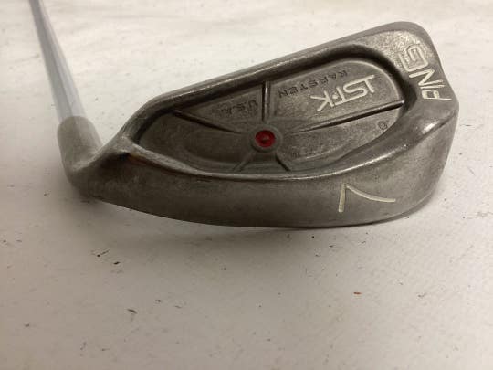 Used Ping Isi K Red Dot 7 Iron Steel Individual Irons